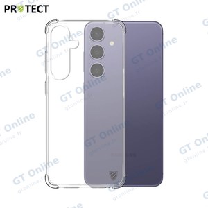 Coque Silicone Renforcée PROTECT pour Samsung Galaxy S24 5G S921 Transparent