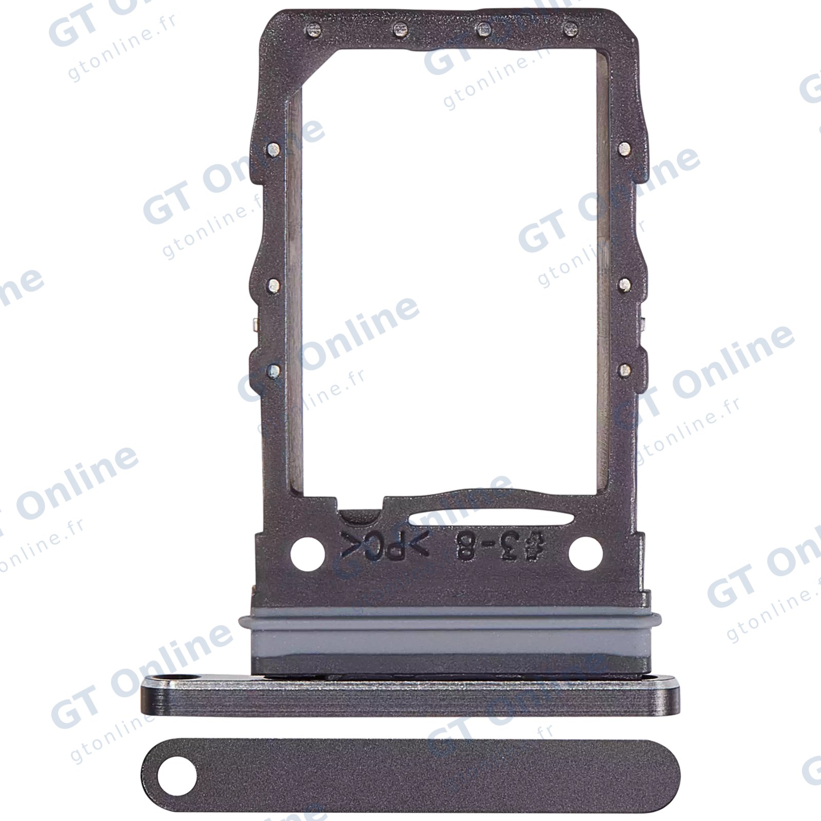 Tiroir SIM pour Samsung Galaxy Z Flip 6 (F741) (premium, noir)