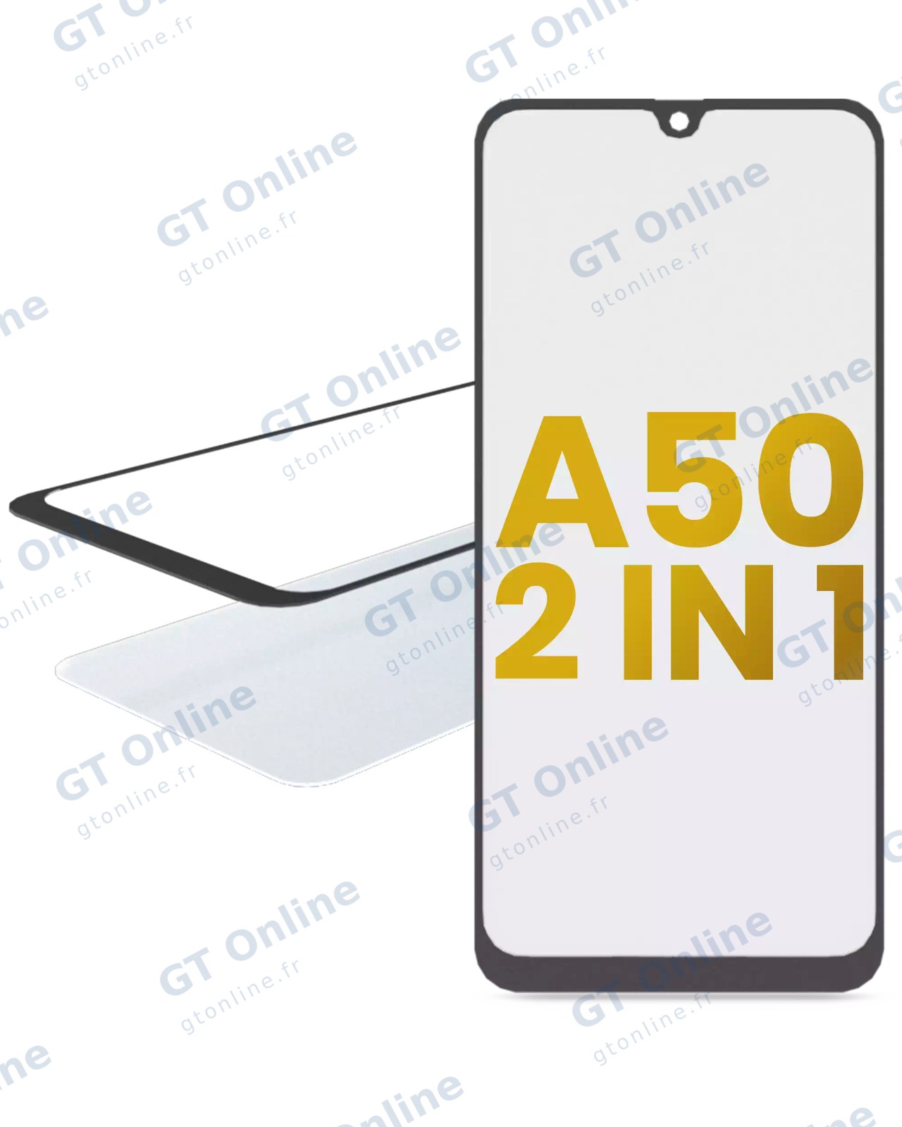 Vitre d’écran avec OCA pour Samsung Galaxy A50 (A505 / 2019)
