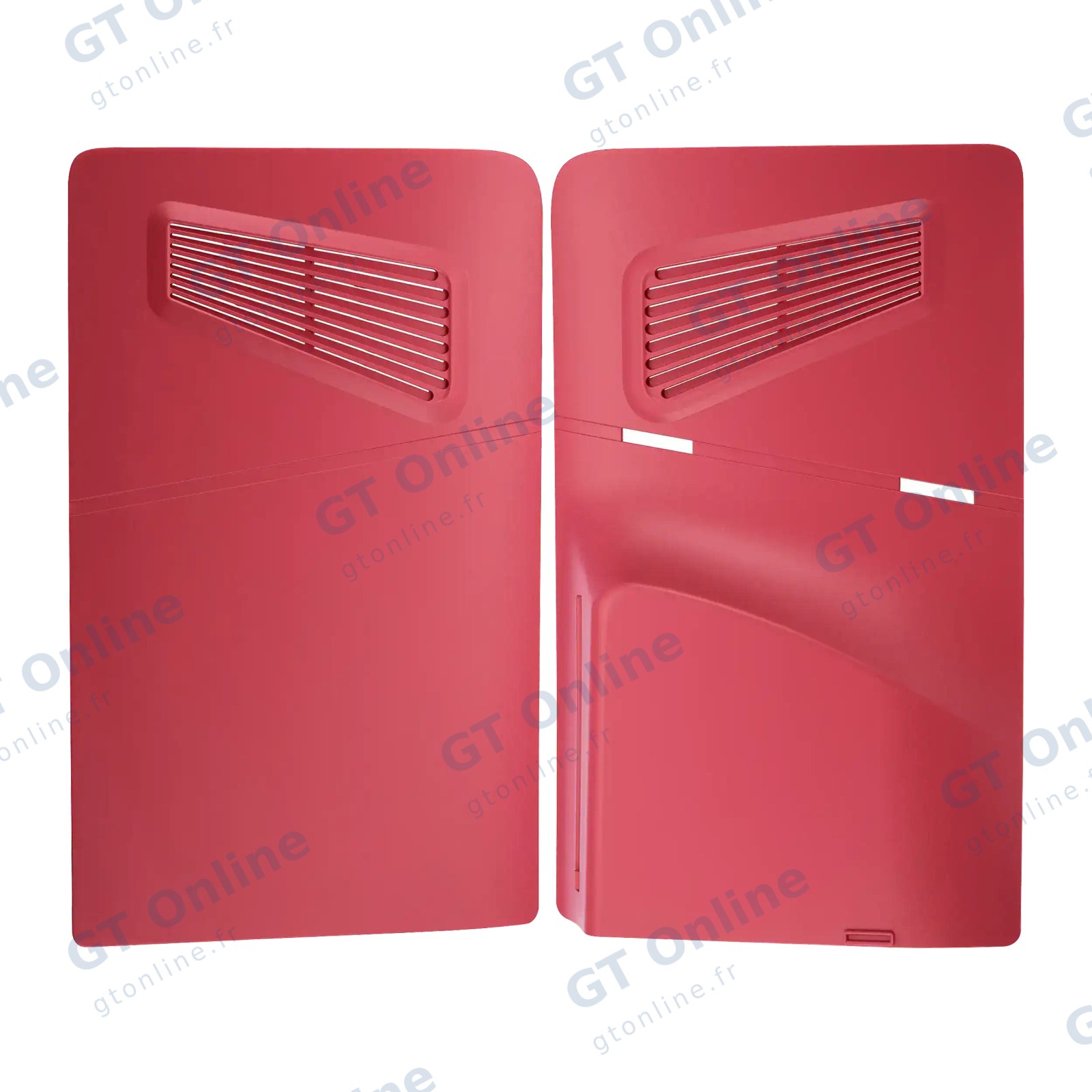Pièce console de jeu pour Sony PlayStation 5 Slim (rouge Rose, lot de 2)