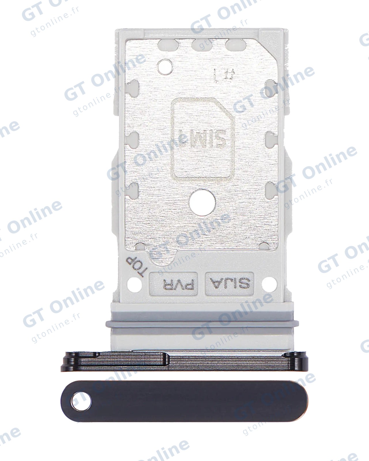 Tiroir SIM pour Samsung Galaxy S22 / S22 Plus (noir fantôme)