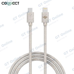 Câble Data USB-C vers Lightning CONNECT MC-CLB10 Eco-Friendly 20W (1m) Beige