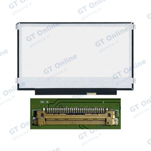 Dalle Ordinateur Portable 11.6" Slim HD (1366x768) IPS 60Hz, 30pin Droite 19mm, Fixations Latérales ~278mm