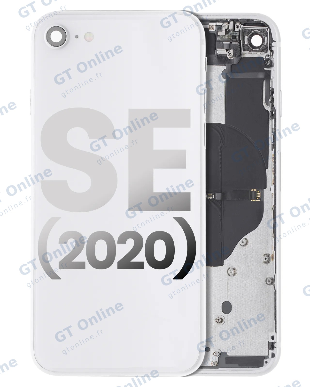 Châssis pour Apple iPhone SE (2020) (origine d'occasion — grade A, blanc)