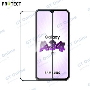 Verre Trempé Intégral PROTECT pour Samsung Galaxy A34 5G A346 Noir