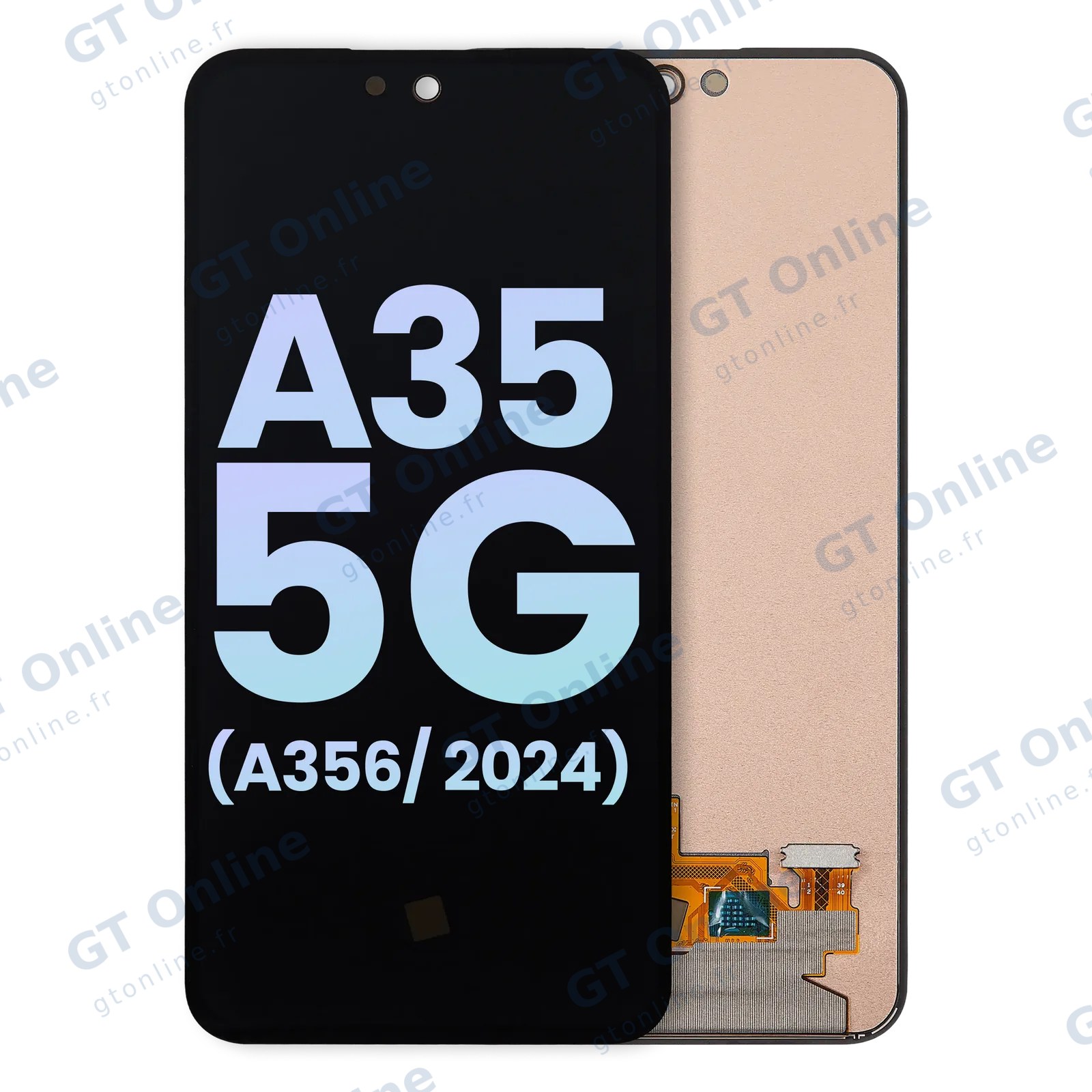 Écran OLED sans châssis pour Samsung Galaxy A35 5G (A356 / 2024) (pack service origine, toutes couleurs)