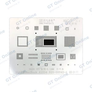 Pochoir Rebillage pour BGA MacBook AMAOE MAC1 A1534