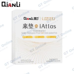 Feuille Plaquée Or pour Soudure sur Carte Mère QianLi iAtlas 24K