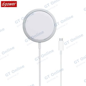 Chargeur à Induction d-power F1068 15W Blanc