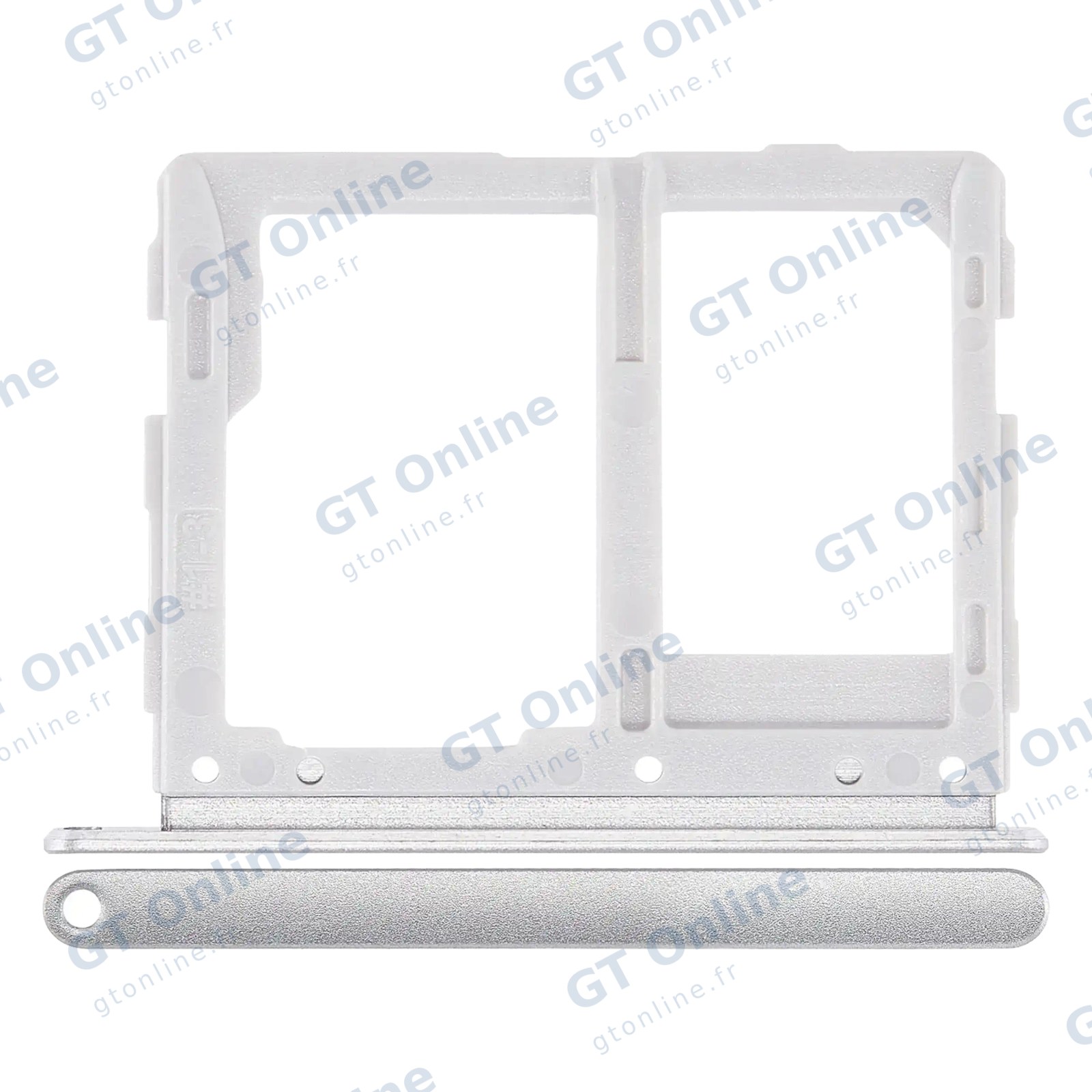 Tiroir SIM pour Samsung Galaxy Tab S3 9.7" (T825) (2017) (version LTE, blanc)