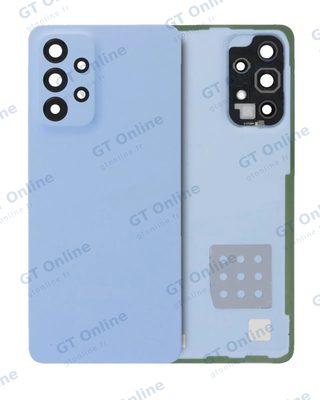 Vitre arrière pour Samsung Galaxy A33 5G (A336 / 2022) (pack service origine, bleu)