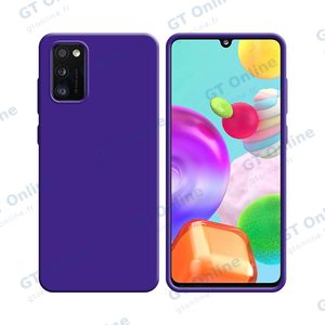 Coque Silicone Compatible pour Samsung Galaxy A41 A415 (#7) Mauve