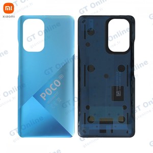 Cache Arrière Original Xiaomi Poco F3 56000CK11A00 Bleu Ocean