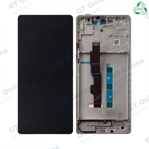 Écran Tactile Original Pulled avec Châssis (PIEC) Xiaomi Redmi Note 13 5G Blanc