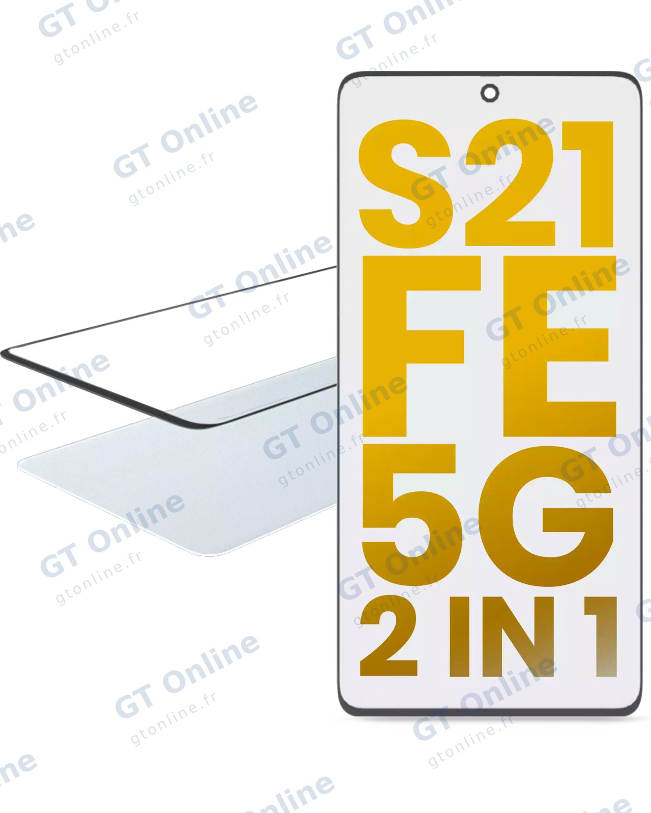 Vitre d’écran avec OCA pour Samsung Galaxy S21 FE 5G