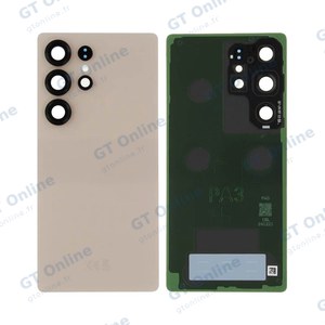 Cache Arrière Premium Samsung Galaxy S25 Ultra S938 Or Rose Titane