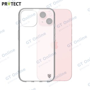 Coque Silicone PROTECT pour Apple iPhone 16 Transparent