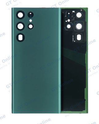 Vitre arrière pour Samsung Galaxy S22 Ultra (pack service origine, vert)