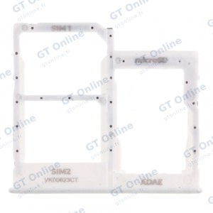 Tiroir Sim Premium Samsung Galaxy A41 A415 Blanc
