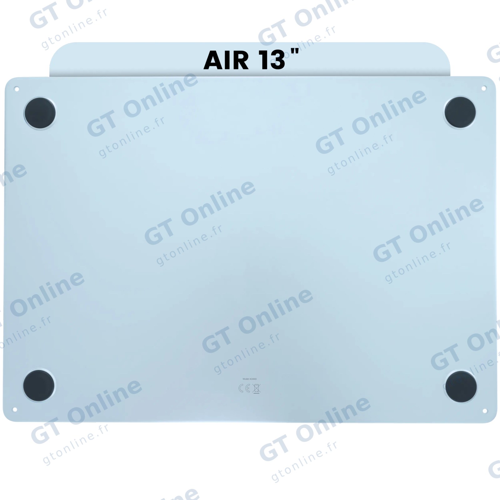 Coque inférieure pour Apple MacBook Air 13" A3449 (2026) (origine, bleu ciel)