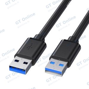 Rallonge Câble USB 3.0 Mâle vers Mâle 1m - Noir