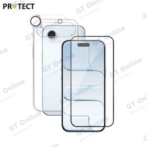 Pack de Protection Coque + Protection Lentille + Verre Trempé PROTECT pour Apple iPhone Air Transparent