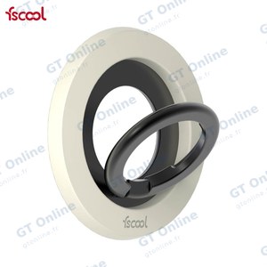 Bague Support Smartphone fscool R2 Magrip MagSafe Blanc