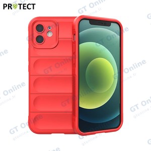 Coque de Protection IX008 PROTECT pour Apple iPhone 12 Rouge