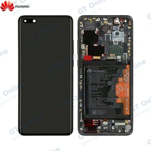 Bloc Écran Complet avec Châssis et Batterie Original Huawei P40 Pro 02353PJG Noir