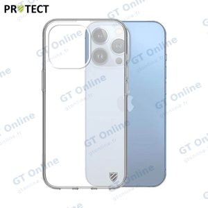 Coque Silicone PROTECT pour Apple iPhone 13 Pro Transparent
