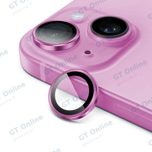 Protection Lentille Apple iPhone 16/iPhone 16 Plus Rose