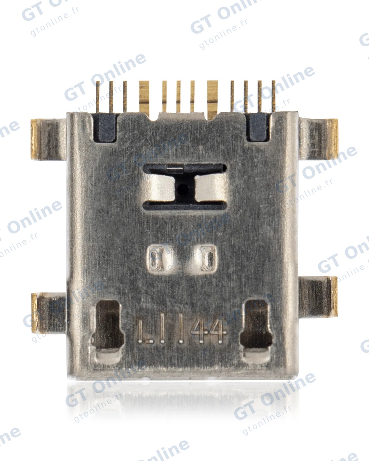 Connecteur de charge à souder — format Micro A, 12 broches, 4 points de fixation (C230)