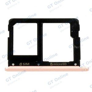 Tiroir Sim Premium Samsung Galaxy A3 2016 A310 Rose