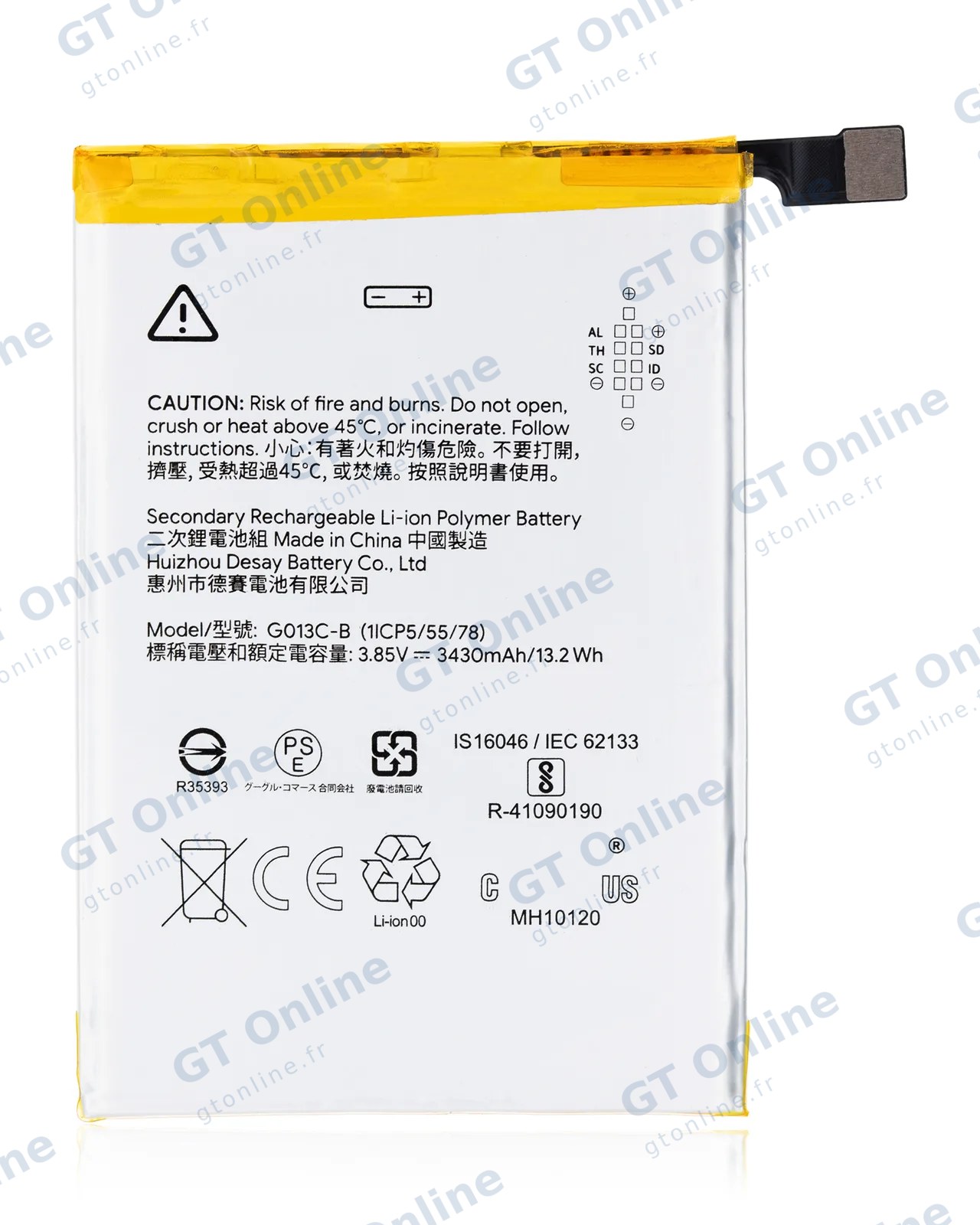 Batterie pour Google Pixel 3 XL (G013C-B)