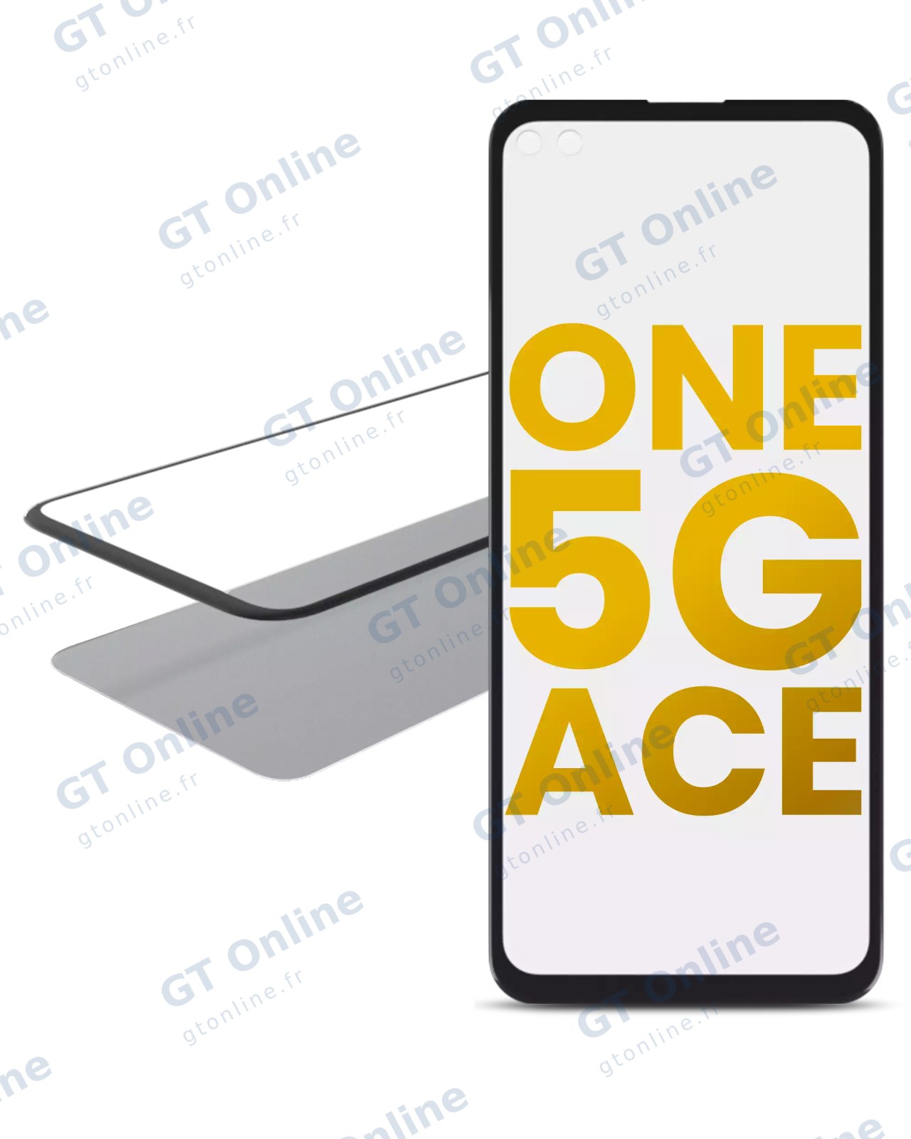 Vitre d’écran avec OCA pour Motorola One 5G Ace (XT2113-1 / 2 / 2021)