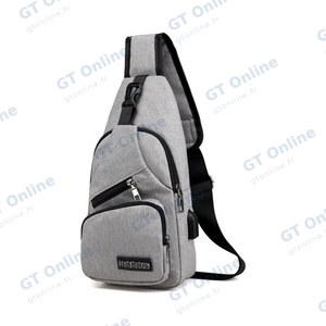 Sac avec Port USB Gris