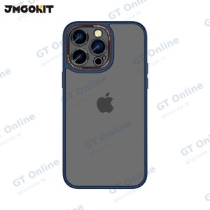 Coque de Protection Canon Lens JMGOKIT pour Apple iPhone 12 Pro Max Bleu