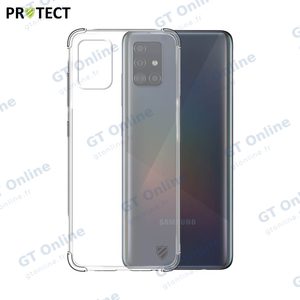 Coque Silicone Renforcée PROTECT pour Samsung Galaxy A51 A515 Transparent
