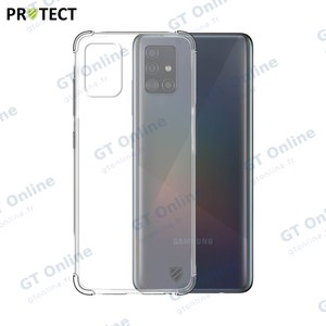 Coque Silicone Renforcée PROTECT pour Samsung Galaxy A51 A515 Transparent