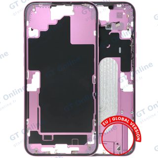 Châssis pour Apple iPhone 16 Plus (version US, origine d'occasion — grade B, rose)