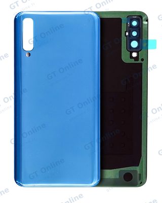 Vitre arrière pour Samsung Galaxy A50 (A505 / 2019) (Generic, bleu)