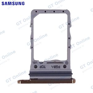 Tiroir SIM Original Samsung Galaxy Z Flip 4 5G F721 GH98-47715G Or