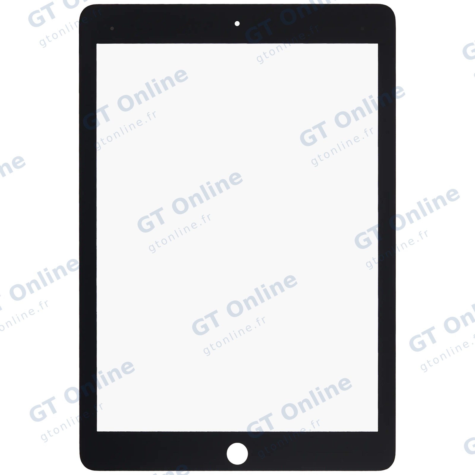 Vitre d’écran avec OCA pour Apple iPad Pro 9.7" (séparation de la vitre requise, noir)