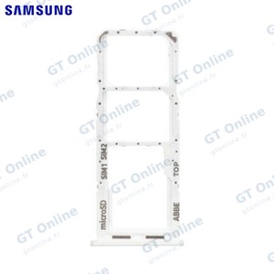 Tiroir SIM Original Samsung Galaxy A22 4G A225 GH98-46654B Blanc