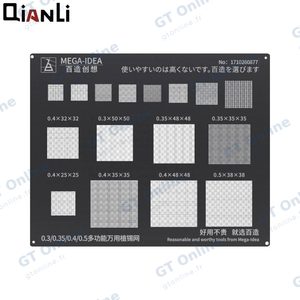 Pochoir Rebillage Multifonctionnel QianLi MEGA-IDEA BZ 26 0.3/0.35/0.4/0.5