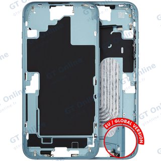 Châssis avec petites pièces pour Apple iPhone 16 Plus (version EU, occasion d’origine — grade B, sarcelle)