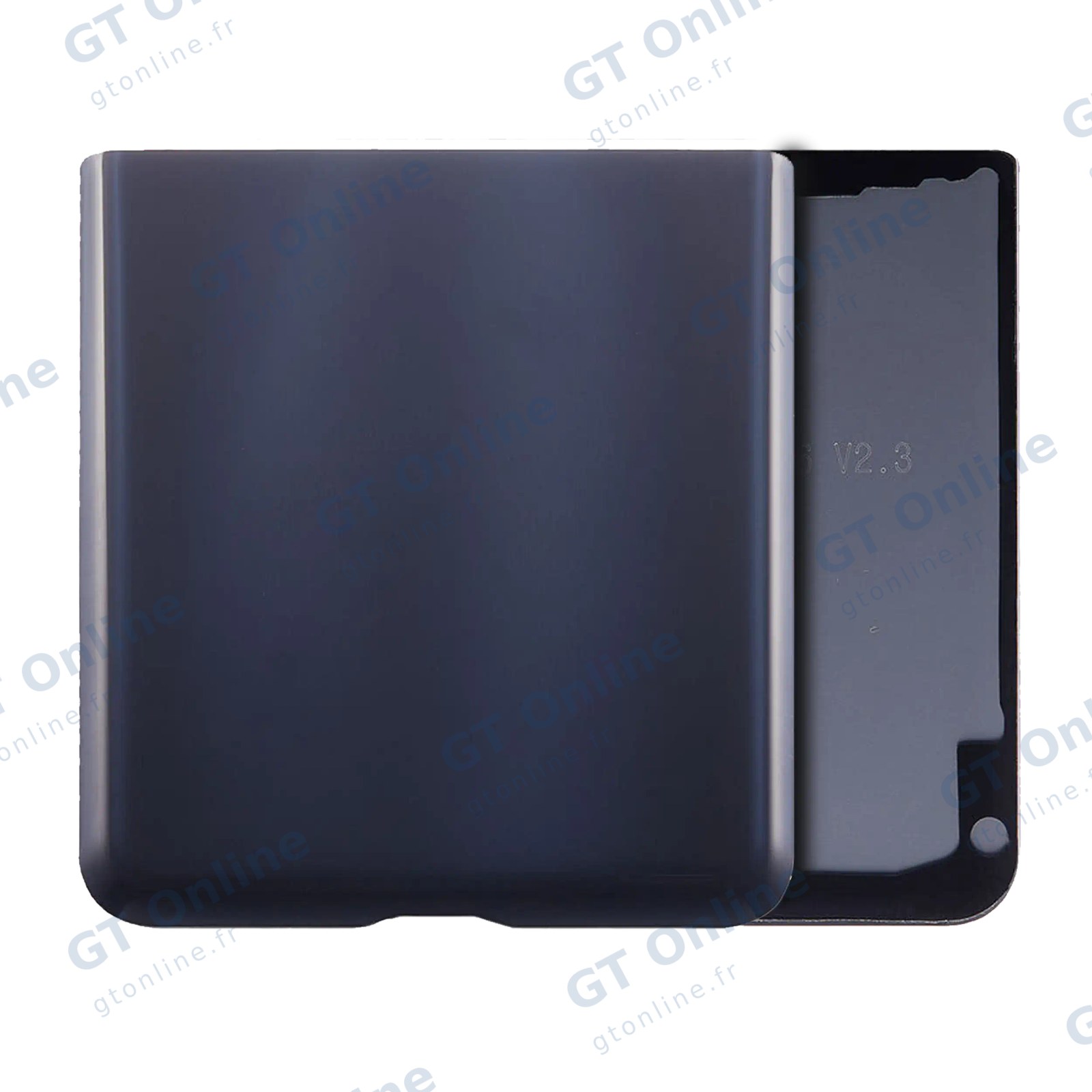 Vitre arrière pour Samsung Galaxy Z Flip 5 (pack service origine, graphite)