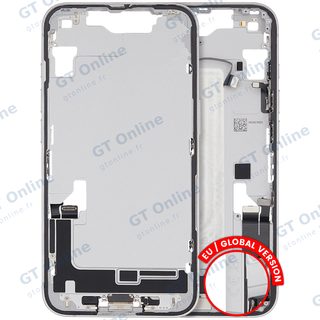 Châssis pour Apple iPhone 16e / 17e (version EU, origine d'occasion — grade A, blanc)