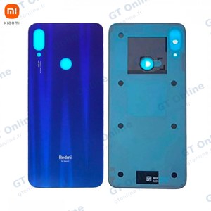 Cache Arrière Original Xiaomi Redmi Note 7 5540431000G6 Bleu Neptune