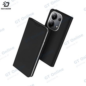 Housse de Protection Skin Pro Dux Ducis pour Xiaomi Redmi Note 13 4G Noir